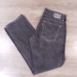 Levis Vintage Mens 511 Skinny The Original Jeans 34X32 Gray